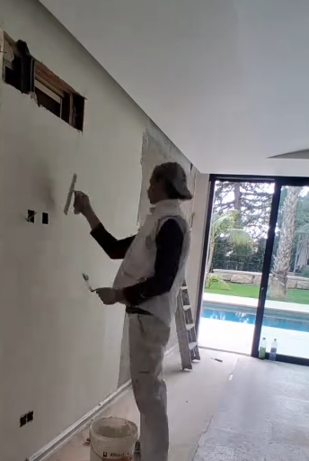 Preparado para Estuco Pintura Decorativa realizado por Pintlux